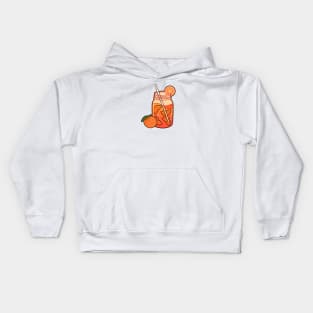 Orange juice Kids Hoodie